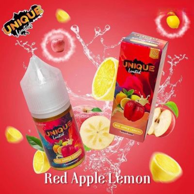 Unique Limited Red Apple Lemon – Táo Đỏ Chanh – Salt nic 30ml