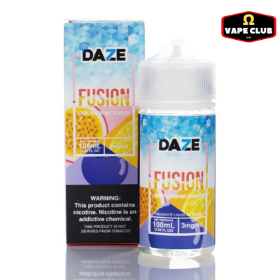 7 Daze Fusion Iced Lemon Passionfruit Blueberry 100ml