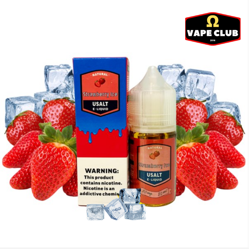 Usalt E-Liquid Strawberry Ice 30ml 30mg